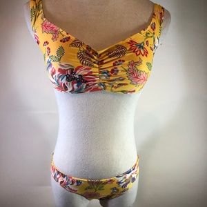 L' Space 2 Pc. Sunshine Gold Bikini XS New